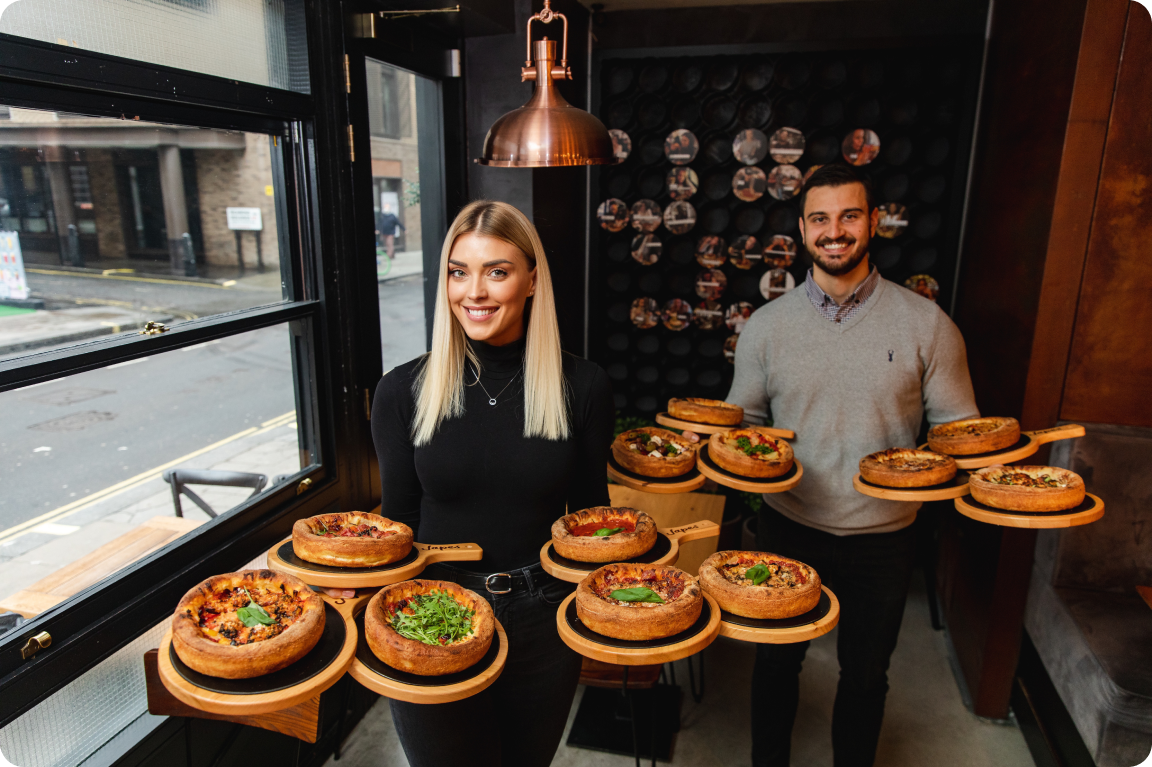 Jovana and Alex, founders of Japes